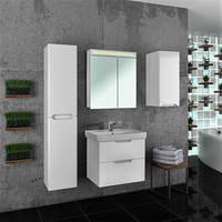 Мебель для ванной Dreja Q 55 белый лак подвесной