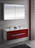Мебель для ванной Dreja Aston 120 Красный глянец