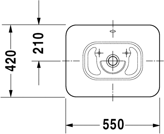 Раковина Duravit ME 0334520000, цвет белый - фото 2