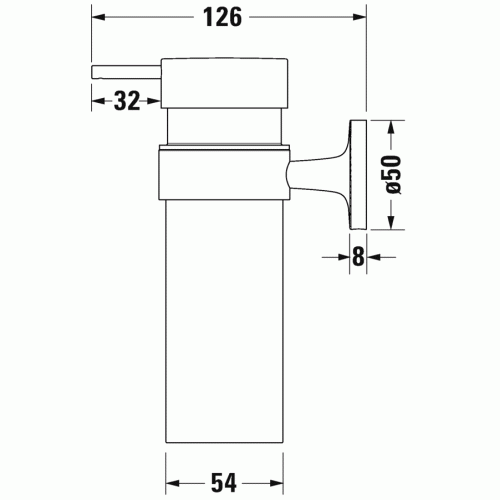 Диспенсер Duravit Starck T 99354600, черный матовый - фото 3