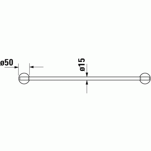 Полотенцедержатель Duravit Starck T 99424600, черный матовый - фото 3