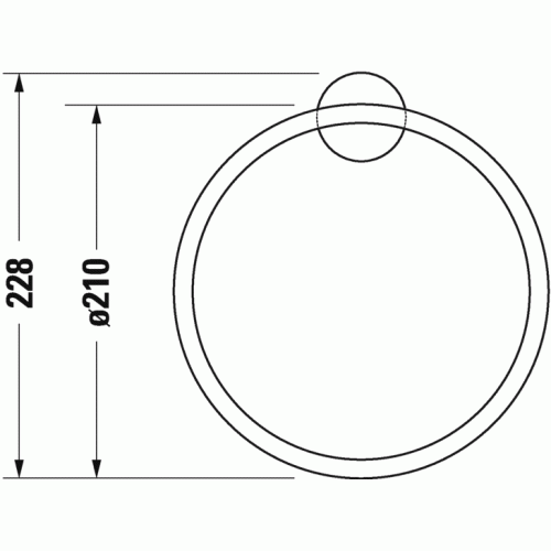 Полотенцедержатель Duravit Starck T 99474600, черный матовый - фото 3