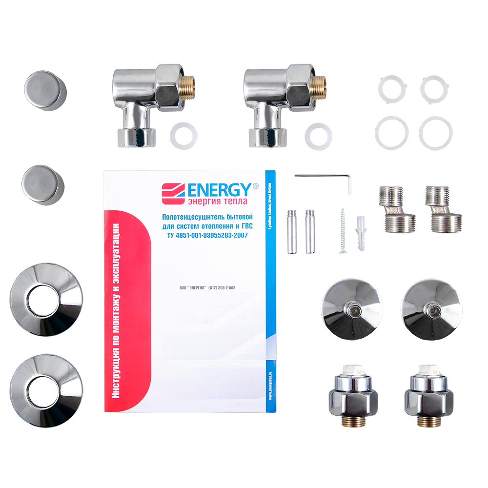 Полотенцесушитель Energy Prestige 60х50 хром, размер 60x50 EWTR0PRES0605000000 - фото 3