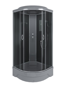 Душевая кабина Erlit 90x90 ER350926-C2-RUS_GRAY стекло тонированное, профиль сатин