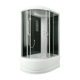 Душевая кабина Erlit 120x80 ER3512TPR-C2-RUS стекло тонированное, профиль сатин