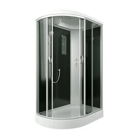 Душевая кабина Erlit 120x80 ER3512PR-C2-RUS стекло тонированное, профиль сатин
