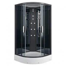 Душевая кабина Erlit 90x90 ER570917-C24-RUS стекло тонированное, профиль черный