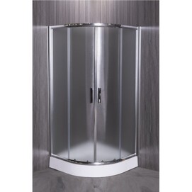 Душевой уголок Esbano 100x100 ESUGR8025 стекло рифленое, профиль хром