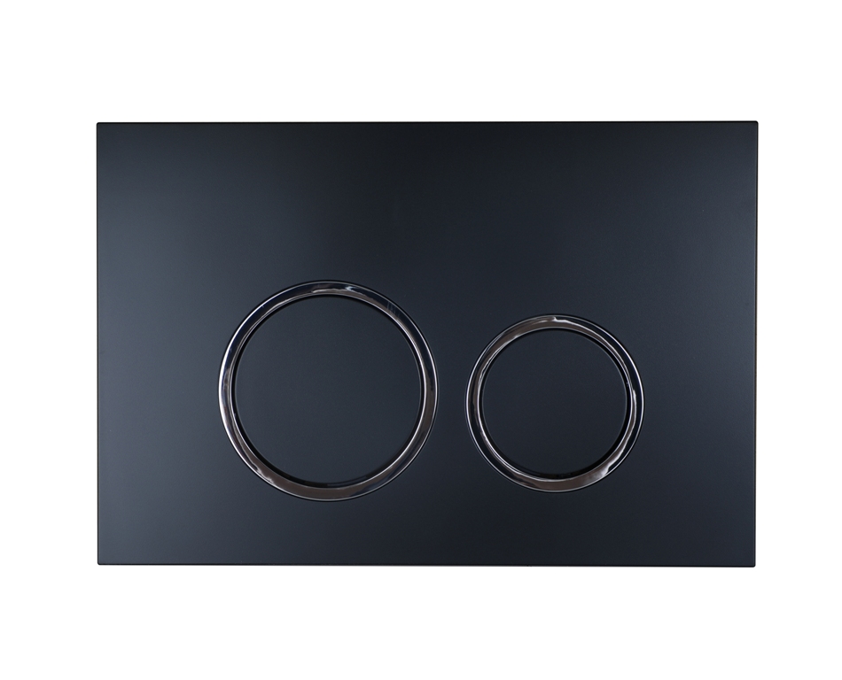 Кнопка для инсталляции Esbano 24.5 см ESINKRG11MB черная матовая, цвет черный