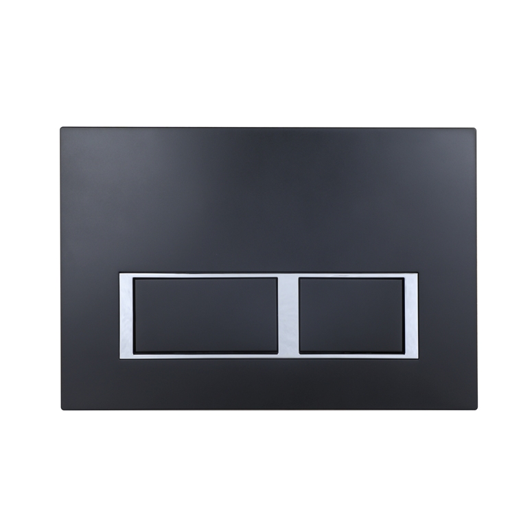 Кнопка для инсталляции Esbano 24.5 см ESINPRK12MB черная матовая, цвет черный