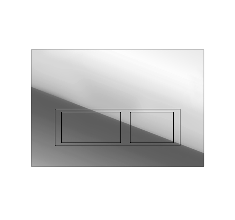 Кнопка для инсталляции Esbano 24.5 см ESINPRK12SC хром глянцевая - фото 1