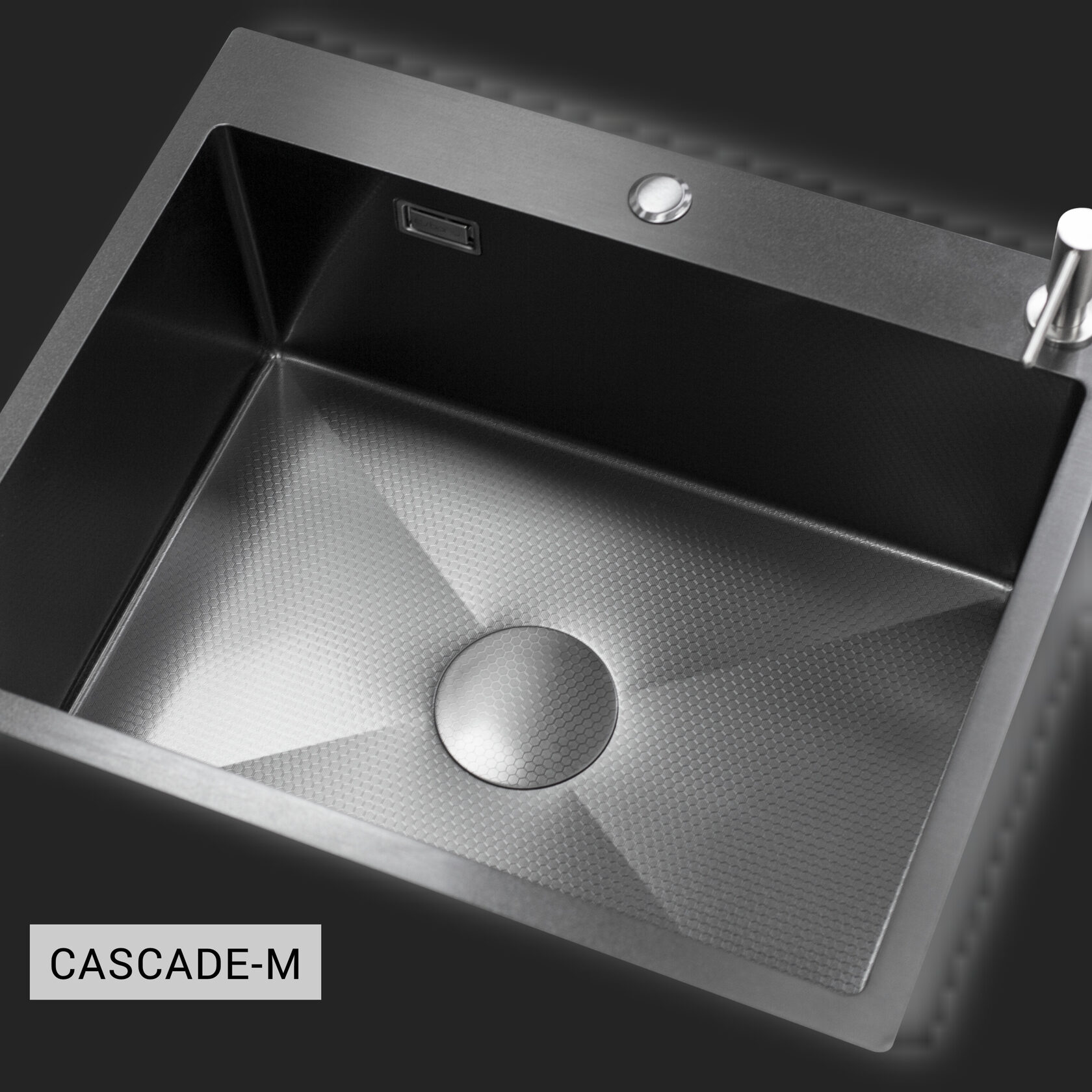 Многофункциональная кухонная мойка Esbano CASCADE-M 60 см оружейная сталь с колландером 10710₽