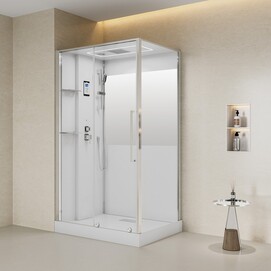 Душевая кабина Esbano ESO PREMIUM 120x90 ESO-AURA-1209 стекло прозрачное, профиль хром