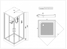    Esbano Muse 90x90 ESM-90CKR  ,  