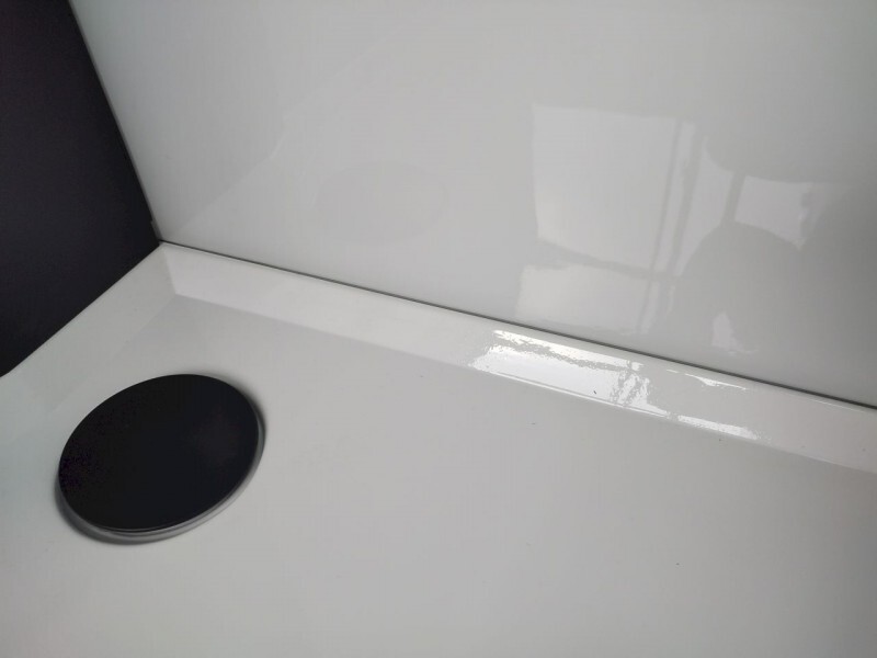 Душевая кабина Esbano Muse 90x90 ESM-90CKR стекло прозрачное, профиль черный, цвет белый ESKM90CKR - фото 5