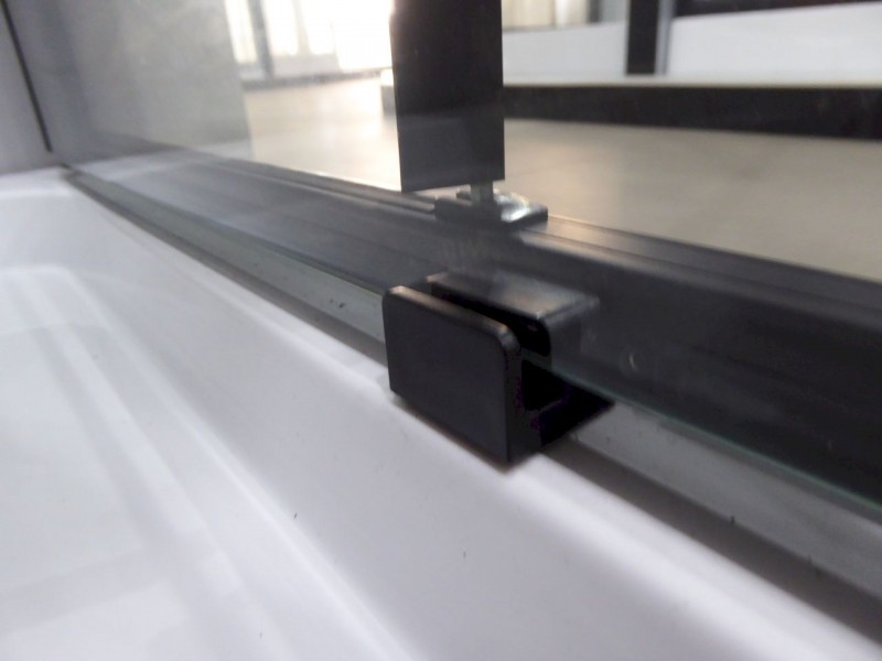 Душевой уголок Esbano Surf 100x100 ESS-100KV-B стекло прозрачное, профиль черный, размер 100x100 ESOGS100KVB - фото 3