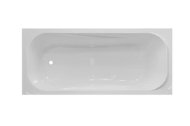Ванна из литьевого мрамора Эстет Альфа 170x70 ФР-00014521 silk белая