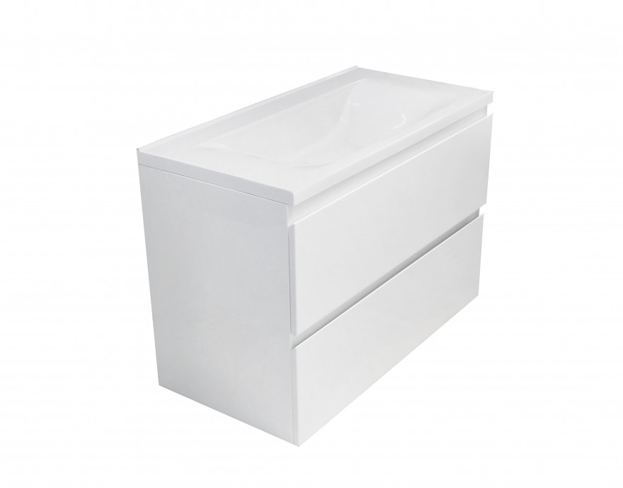 Мебель для ванной комнаты Эстет Bali 75 подвесная, 2 ящика, цвет белый - фото 2