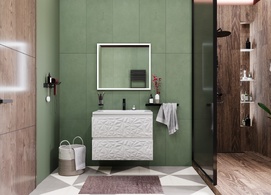 Мебель для ванной комнаты Эстет Bali Iceberg 65 см белая, подвесная