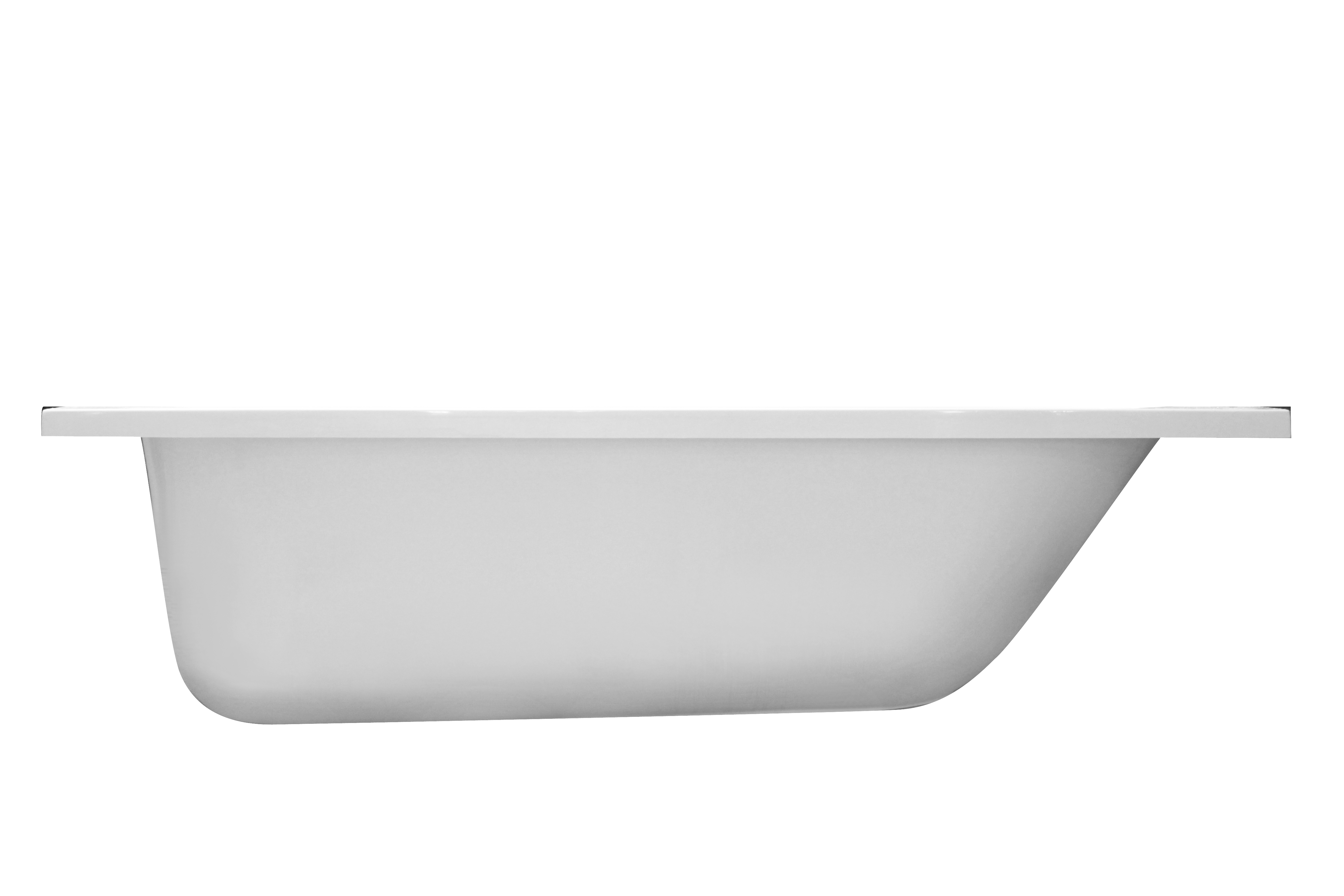 Ванна из литьевого мрамора Эстет Честер 170x75 ФР-00000692, белая, пристенная, размер 170x75, цвет белый - фото 3