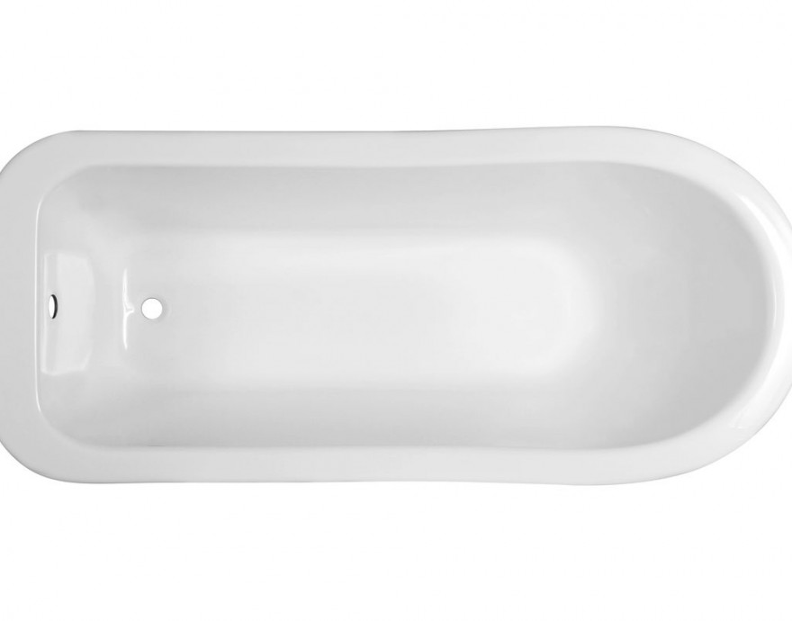 Ванна из литьевого мрамора Эстет Царская 150x73 ФР-00001653, белая, отдельностоящая, размер 150x73, цвет белый - фото 4