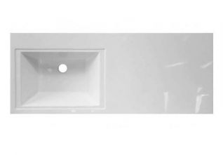 Раковина Эстет Даллас 115 ФР-00001936 левая, на стиральную машину, цвет белый - фото 4