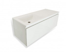 Тумба с раковиной Эстет Dallas Luxe 115х48 подвесная 1 ящ. L, цвет Ral