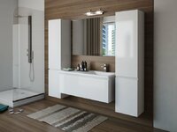 Мебель для ванной Эстет Dallas Luxe 100 подвесной 1 ящик R белый