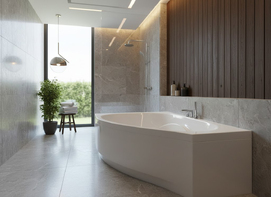 Фото Ванна из литьевого мрамора Эстет Грация L 170x94 ФР-00000629 левая, угловая