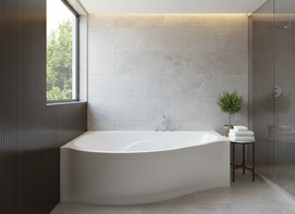 Фото Ванна из литьевого мрамора Эстет Грация L 170x94 ФР-00000629 левая, угловая