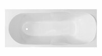 Ванна из литьевого мрамора Эстет Камелия 180x75 ФР-00001032, белая, пристенная