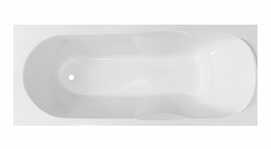 Ванна из искусственного камня Эстет Камелия 180x75 ФР-00001032, белая, пристенная