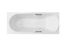 Ванна из литьевого мрамора Эстет Камелия 180x75 ФР-00014535 silk белая