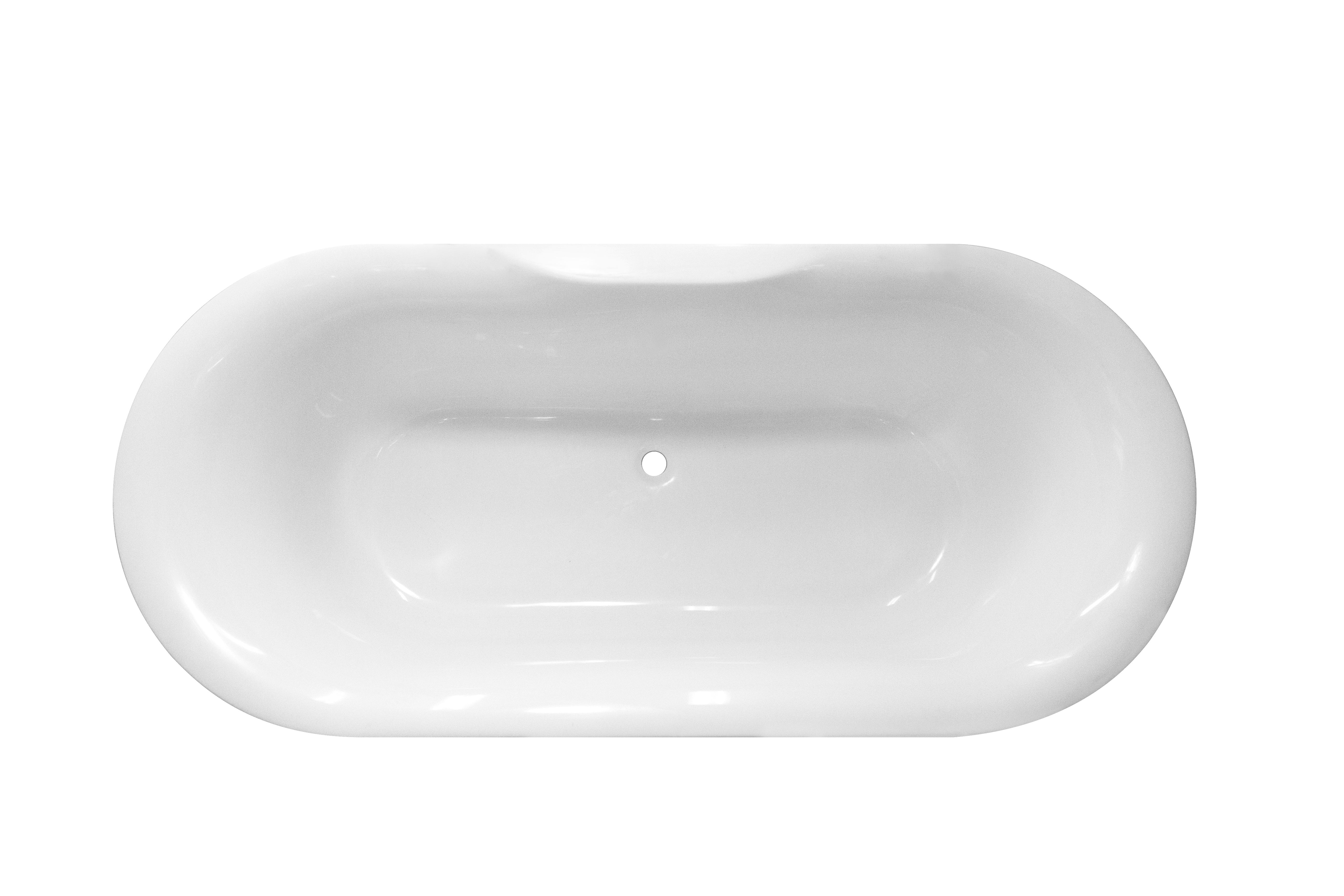 Ванна из литьевого мрамора Эстет Лион 174x80 ФР-00000684, белая, отдельностоящая, размер 174x80, цвет белый - фото 3
