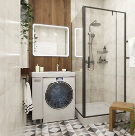 Мебель для ванной комнаты Эстет Riga Luxe 80 см ФР-00009657
 напольная с дверцей R