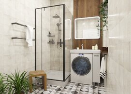 Мебель для ванной комнаты Эстет Riga Luxe 80 см ФР-00009660
 напольная, 1 ящик L