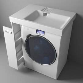 Тумба с раковиной Эстет Riga Luxe ФР-00009661 80х57 (ящик) R