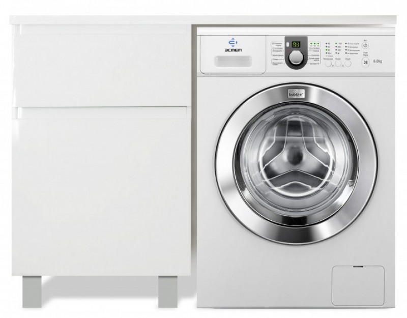 Тумба под раковину Эстет без столешницы Dallas Luxe 100х48 напольная 2 ящика под стиральную машину 18000₽