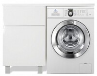a174 Эстет без столешницы Dallas Luxe 100х48 
 напольная 2 ящика под стиральную машину ФР-00002308