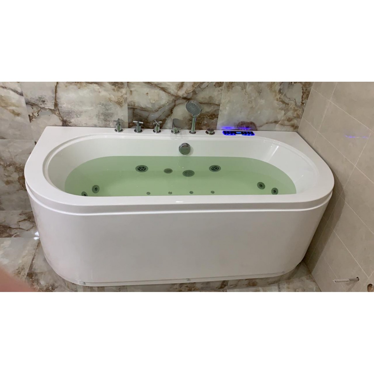 Гидромассажная ванна Frank 170x80 F160 пристенная, белая, размер 170x80, цвет белый 20156060 - фото 2