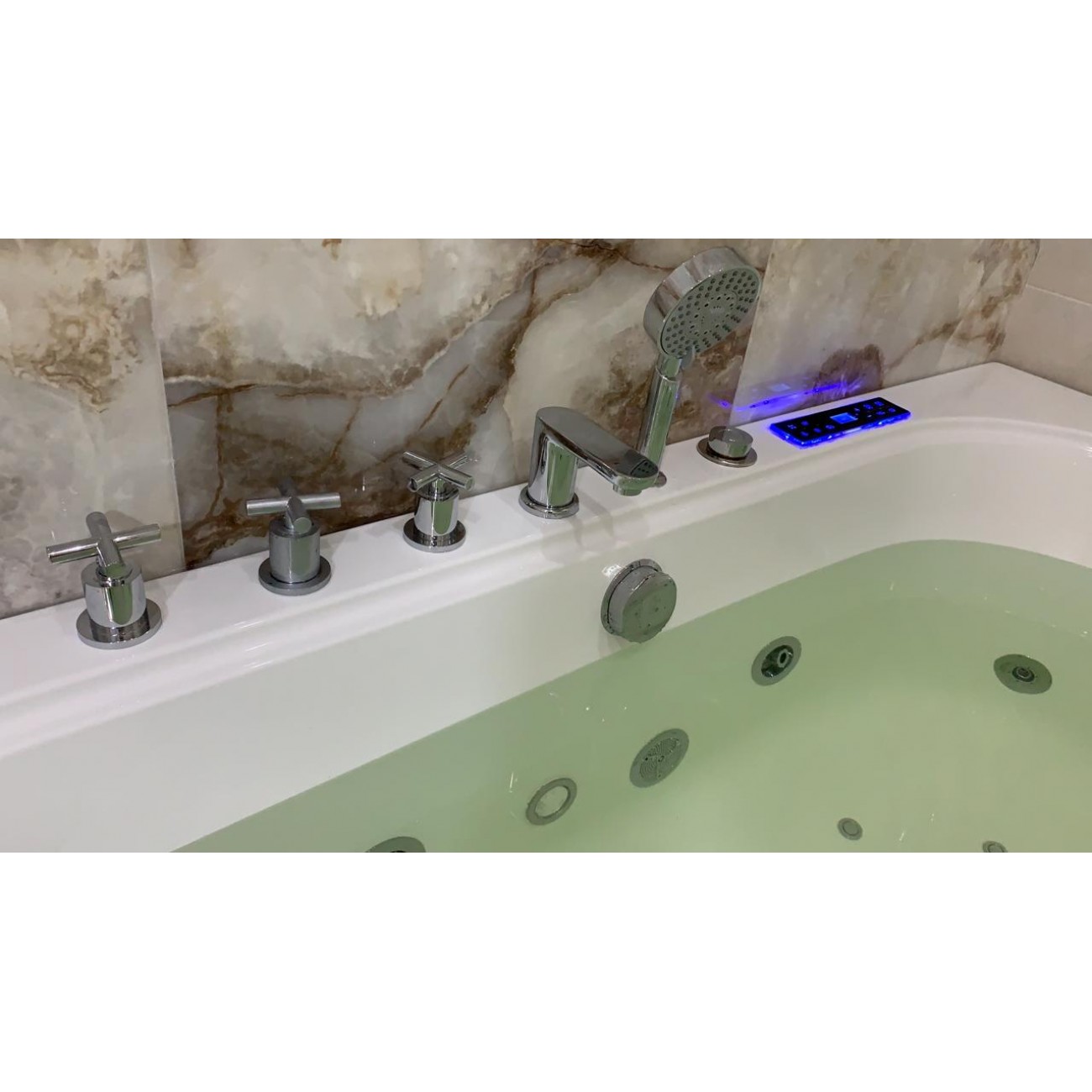 Гидромассажная ванна Frank 170x80 F160 пристенная, белая, размер 170x80, цвет белый 20156060 - фото 3