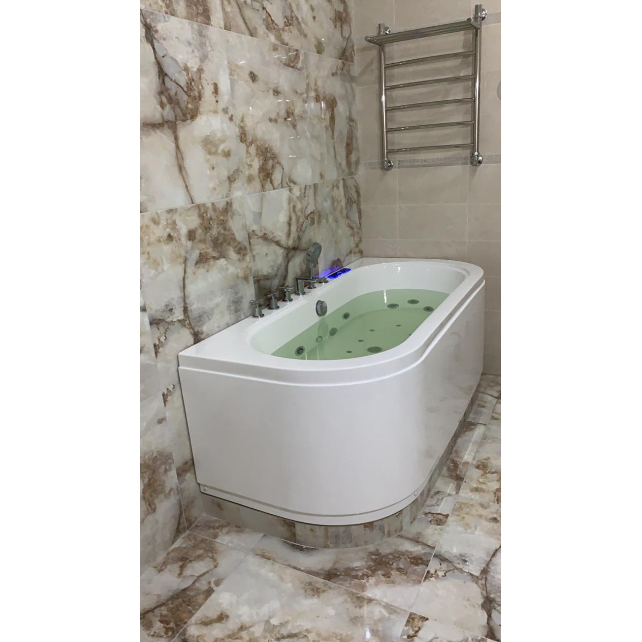 Гидромассажная ванна Frank 170x80 F160 пристенная, белая, размер 170x80, цвет белый 20156060 - фото 5