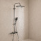 Фото Душевая стойка Frap H203 F24203-9 оружейная сталь 2