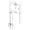 Фото Душевая стойка Frap H90 F2490-6 черная 1