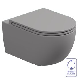Подвесной унитаз GSG Ceramic Design Like LKWCSOBI000/038 белый, серый матовый