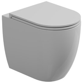 Приставной унитаз GSG Ceramic Design Like RULKWC01000PFI белый глянцевый
