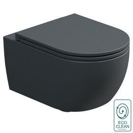 Подвесной унитаз GSG Ceramic Design Like RULKWCSOEC028FI серый матовый