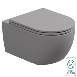Подвесной унитаз GSG Ceramic Design Like RULKWCSOEC038FI серый матовый