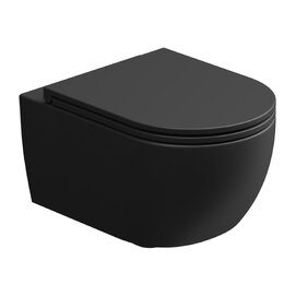 Подвесной унитаз GSG Ceramic Design Like RULKWCSOECBI000/003FI белый, черный матовый
