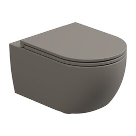 Подвесной унитаз GSG Ceramic Design Like RULKWCSOECBI000/030FI белый, серый матовый